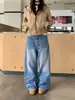 Jeans Vintage de Dobladillo Curvo para Hombres y Mujeres, Nuevos Pantalones Banana Sueltos de Primavera y Otoño, Pantalones Largos de Pierna Ancha de Corte Ajustado con Forma de Pera, Modernos