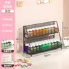 Estante expositor para almacenamiento de perlas, frascos de almacenamiento para perlas, estante organizador de gran capacidad, estante de almacenamiento de herramientas para perlas de escritorio