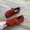 Versión de Piel de Vaca de los Zapatos Retro Estilo Bosque Birkenstock para Mujer Otoño e Invierno 2025 Mocasines Planos Perezosos Slip-On Birkenstock
