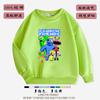 Juego de Animación Rainbow Friends Sudadera Jacket Infantil Estampada Blue Friends Otoño e Invierno Terciopelo Engrosado Cuello Redondo Manga Larga