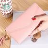 Carteira Transfronteiriça para Mulheres, Estilo Longo com Tassel em Forma de Coração, 70% de Desconto Bolsa Clutch com Aba, Carteira com Padrão Lichia, Tipo Zíper para Moedas