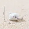 Fofo Bichinho de Pelúcia de Foca para Micro Paisagem, Cenário Kawaii de Campo de Neve e Geleira Acessórios Decorativos DIY Pequenos Enfeites