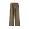 Pantalones Cortos de Verano Finos de Cintura Alta para Mujeres de Mediana Edad, Pantalones de Mamá de Moda y Versátiles, Pantalones Casuales Elásticos que Favorecen