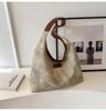 Moda retro grande bolsa para mulheres 2023 nova bolsa tote grande capacidade bolsa de ombro simples popular texturizada bolsa de viajante