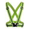 Chaleco Reflectante con Correa Elástica Feiyue Ropa para Correr de Noche y Ciclismo Protección de Seguridad para Adultos y Niños con Elasticidad Ajustable