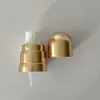 20 Bombas de Pasta de Dientes, Galvanizado Oro Claro y Plata, Líquido Base, Cabezal de Bomba de Presión para Aceites Esenciales, Boquilla de Spray