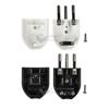 Nuevo enchufe de cableado suizo Enchufe de cable de alimentación ensamblado en Suiza 10A desmontable enchufe de alimentación de 3 conductores