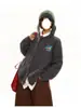 Nuevo Suéter Cardigan Simple de Manga Larga Estilo Japonés Perezoso Ins Versátil Artístico Moda Harajuku Tendencia Top