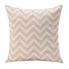 Fronha de Linho Estilo Simples da Amazon Fronha de Travesseiro Almofada para Sofá de Sala de Estar Capa de Almofada para Decoração de Casa Fronha de Travesseiro para Quarto