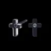Brincos de Resina para Piercing na Orelha, Brincos de Plástico Hipoalergênicos para Dormir, Não é Necessário Remover Hastes de Orelha, Acupuntura Auricular Transparente Invisível Anti-Bloqueio
