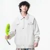 Outono 2026 Nova Marca Tendência Estilo Coreano ins Japonês High Street Blusa Solta Casual Estilo Hong Kong Jaqueta Workwear Masculina.