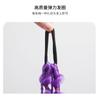 Hongxiu Selecciona Cuidadosamente Peluca de Cola de Caballo de Trenza Sucia Hecha a Mano de Tres Hebras con Giro de Burbuja Degradado Colorido y a la Moda para Estilo Hip-Hop de Mujer