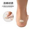 Parche de Ojal de Espuma Ovalado para Pies y Talones, Parche Antirozaduras No Abrasivo para Callos, Parche Antirozaduras Suave para Zapatos de Tacón Alto