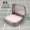 Mini Paleta Caja de Lata Pintura de Acuarela Esmalte de Uñas Gel Caja Dispensadora Portátil para Exteriores Tapa abatible Caja Metálica para Caramelos