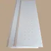 Painel de teto de PVC branco puro espessado, painel de tira plástica autoinstalável, adequado para sala de estar, quarto e cozinha.