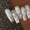 YITU Figura de Hormiga Adhesivo para Uñas Inkjet Copo de Nieve Animal Cuatro Hombres Estrella Cruz con Adhesivo Decoración de Uñas Adhesivo YT84