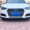 Adecuado para Audi A4L Modelo 2017-2018 Spoiler Frontal de Tres Secciones Labio Frontal Modificado, Deflector de Viento, Alerón Trasero, Protector de Esquina de Parachoques