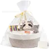Cesta de Presente Tecida Vazia Cesta de Armazenamento Cheia Armazenamento de Brinquedos de Cachorro Cesta Decorativa Lembrança de Feriado Cesta Tecida Atacado