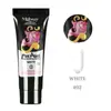 Pegamento para extensión de arte de uñas de cristal de 15ML, sin papel, modelo de extensión de dedo de uña, pegamento de color, 24 colores en stock, suministro de pegamento para esmalte de uñas