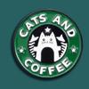 Insígnia Metálica Starbucks Feita Sob Medida Broche de Café de Luxo Insígnia Comemorativa Starfucks Feita Sob Medida Fama Factory