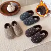 Sapatos Birkenstock Muller Suede Macio Solado Macio Feminino 2026 Chegada Nova Outono Slip-on Antiderrapante Poá Bico Fechado Meio Chinelo