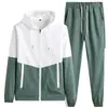 Traje deportivo para hombre, primavera y otoño, nueva sudadera para correr, ropa deportiva informal, traje para hombre y mujer, abrigo para pareja, ropa