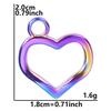 Acessórios de joias de amor em aço inoxidável europeu e americano, acessórios leves de nicho de luxo, colar de aço inoxidável faça você mesmo, galvanoplastia a vácuo 18k