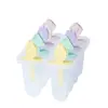 Molde de Hielo de Frutas de Dibujos Animados Hogareño de Grado Alimenticio Molde de Helado de Hielo Caja de Hielo para Paletas DIY de Niños