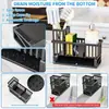 Estante de Cocina, Estante para Trapos, Cesta Escurridora para Fregadero, Estante Multifuncional para Encimera, Venta Transfronteriza, Almacenamiento de Esponjas y Detergente