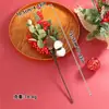 Cortes Navideños Transfronterizos Piñas Simuladas Ramo de Piñas Navideñas Simuladas Accesorios Decoración Festiva Frutas Navideñas Simuladas