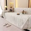 2026 Novo Modelo Capa de Sofá Estilo Nórdico Impermeável Chenille Cobertura Total Anti-Arranhão de Gato Cobertura de Tecido Universal para Todas as Estações