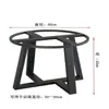 Nuevo Modelo Mesa de Cristal con Patas Redondas, Estructura de Hierro Mármol, Patas Elevadas, Mesa de Centro Redonda Pequeña, Mesa de Comedor