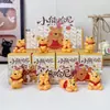 Nuevo producto: Caja Misteriosa de Floraland con Figura de Gato Glaseado - Figura de Gato Linda Tipo Cristal Transparente Juguete de Moda para Decoración de Escritorio