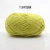 Ovillo de Hilo de Algodón de Leche Acrílico de 4 Hebras para Muñeca Crochet Venta al por Mayor Hilo Tejer Crochet DIY Grosor Medio Hecho a Mano