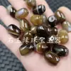 Ágata de seda luantong Jade cuentas sueltas Calcedonia marrón cuentas de barril pulsera collar accesorios de joyería cuentas