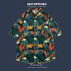 Camisa floral de manga corta para vacaciones de verano en la playa transfronterizas, camisa hawaiana de moda para hombre, camisa holgada de playa para parejas