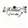 Xinuo PH_QTB680 Pegatinas Decorativas de Pared para Cocina Impermeables Autoadhesivas Removibles Pegatinas Decorativas Simples para Restaurante