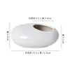 Vaso de Flor de Cerâmica Branca Vaso Planta Jardinagem Vasos Suculenta Orquídea Phalaenopsis Vaso Recipiente Decoração de Mesa