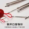 Herramienta para ensartar hilo de crochet con cuentas de cristal Herramienta para ensartar hilo DIY Accesorios para ensartar cuentas