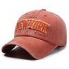 Gorra Transfronteriza de Algodón Lavado Nuevo Gorra de Béisbol Bordada NUEVA YORK Gorra Sombrero para el Sol Béisbol Bordado Sombrero para el Sol