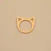 Atacado do Fabricante Liga Colorida Orelhas de Gato Marcadores de Pontos Marcadores de Pontos Fechados Marcadores de Pontos Desenho Animado Ferramentas de Tricô DIY