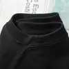 Camiseta de algodão puro, manga curta, feita de algodão Xinjiang de alta resistência, adequada para homens e mulheres, casais, verão, gola redonda branca, camiseta lisa preta