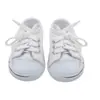 Muñeca de 18 pulgadas Zapatos de Lona con Cordones de 7.5 cm Zapatos de Lona Casuales con Lentejuelas Estilo Juguete para Niños Muñeca para Vestir
