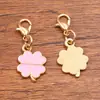 Accesorios de joyería de aleación multicolor y multiestilo, dijes colgantes de esmalte dorado KC, colgantes de flor, corazón, pentagrama y chile
