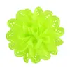 Tela de gasa de malla hueca simple europea y americana flor color sólido diy correa para el pelo de niños zapatos sombrero corsage material accesorios