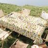 Toalha de mesa para piquenique ao ar livre, à prova d'água, à prova de óleo, protetor solar, tenda, cobertura de mesa, pano para acampamento, atmosfera de acampamento, toalha de mesa