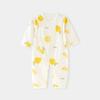 Macacão de bebê verão fino algodão puro macacão de bebê manga longa roupas para ar condicionado roupas para recém-nascido pijamas de verão