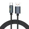 Cable de Carga Rápida Transfronterizo de 100W Luz Lateral Degradada Cable de Datos Trenzado Adecuado para Apple 16Pd Android Tipo-C Cable de Carga