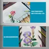 Papel para Design com Marcador A4 Transfronteiriço para Desenho e Rabiscos, Papel para Marcador 120g para Marcadores Acrílicos