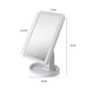 Nuevo espejo LED con luz táctil de inducción luminosa, espejo de tocador LED, nuevo espejo de maquillaje europeo de cuatro lados.